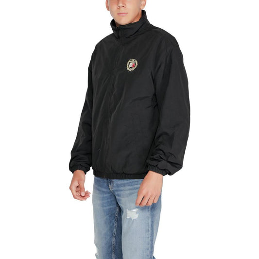 Tommy Hilfiger Jeans Black Recycled Polyester Jacket Tommy Hilfiger Jeans Dark Slate Gray
