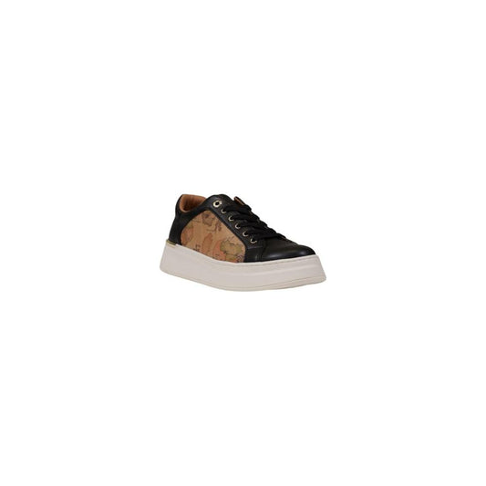 Women's Alviero Martini Prima Classe black sneaker for fall/winter, 100% polyurethane, ideal for stylish comfort.