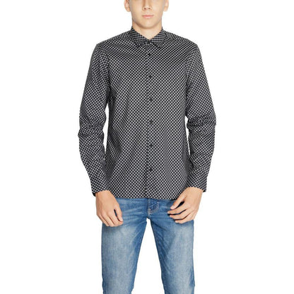 Antony Morato Gray Cotton Shirt