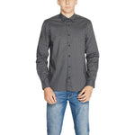 Antony Morato Gray Cotton Shirt AN-14637800153-IT46 | S