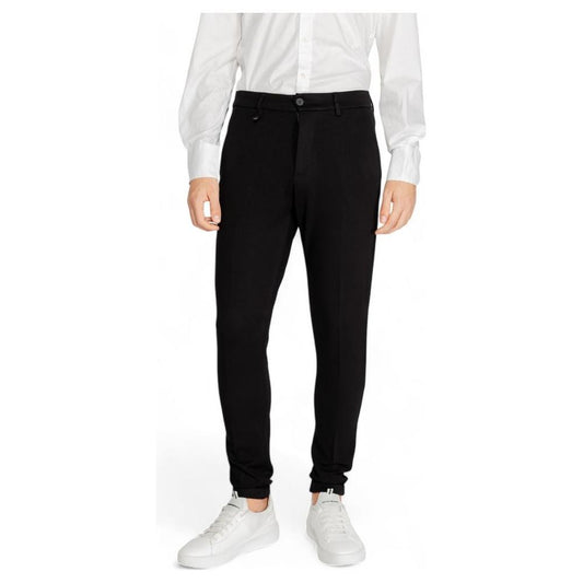 Antony Morato Black Viscose Jeans & Pant