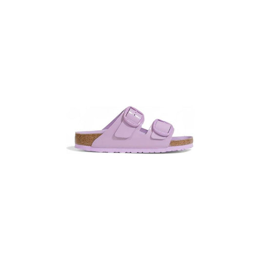 Birkenstock purple vegan leather sandal for women, part of the Fall/Winter collection, featuring durable 100% vegan materials.