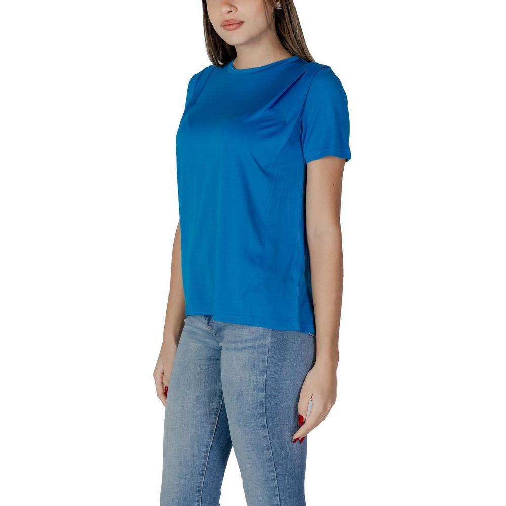 B.Young Blue Modal T-Shirt BY-14884900010-IT40|S