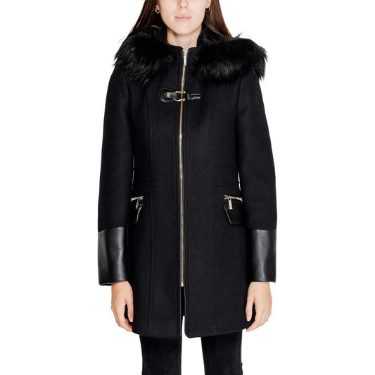 Morgan De Toi Black Wool Jackets & Coat Morgan De Toi Black