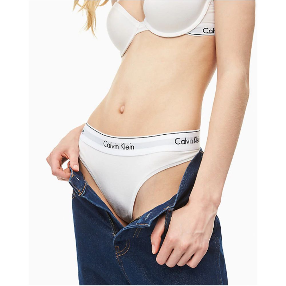 Calvin Klein Underwear White Cotton Panty