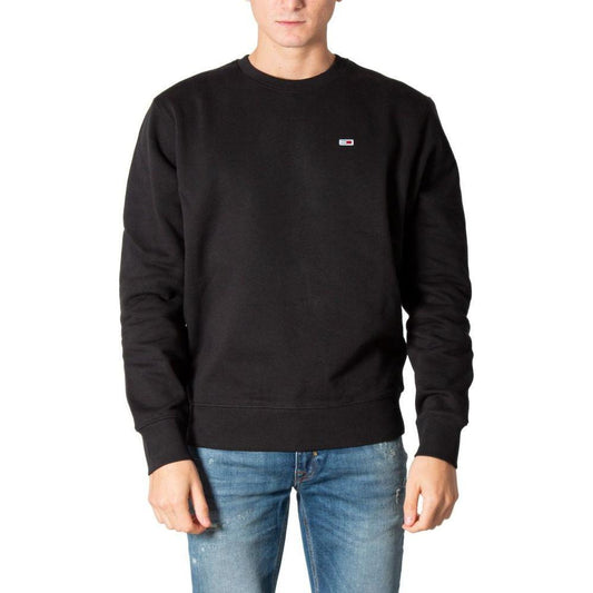 Tommy Hilfiger Jeans Black Cotton Sweatshirt TO-6417600009-IT54 | XXL