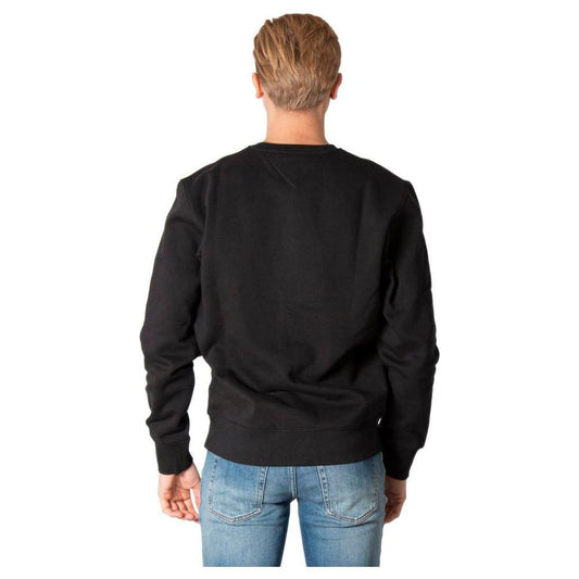 Tommy Hilfiger Jeans Black Cotton Sweatshirt TO-6417600009-IT54 | XXL