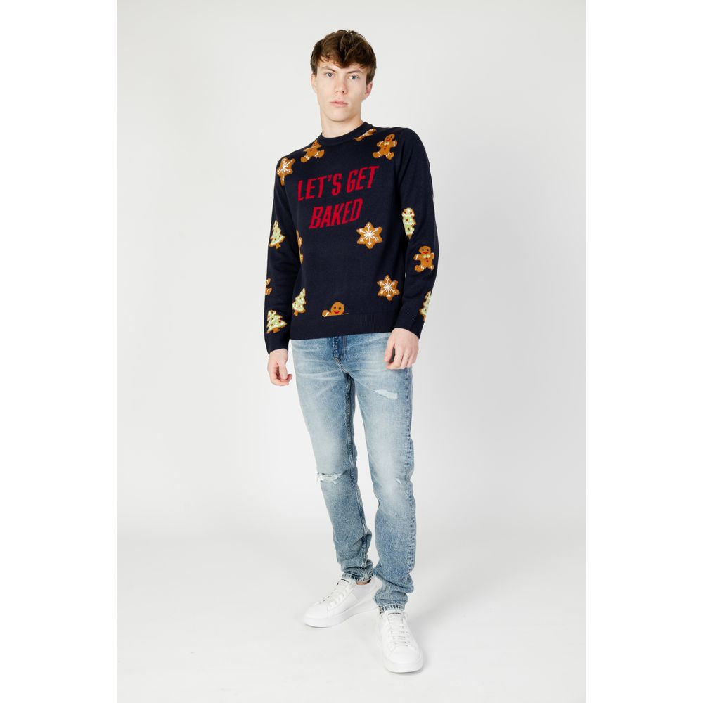 Only & Sons Blue Marabou Sweatshirt