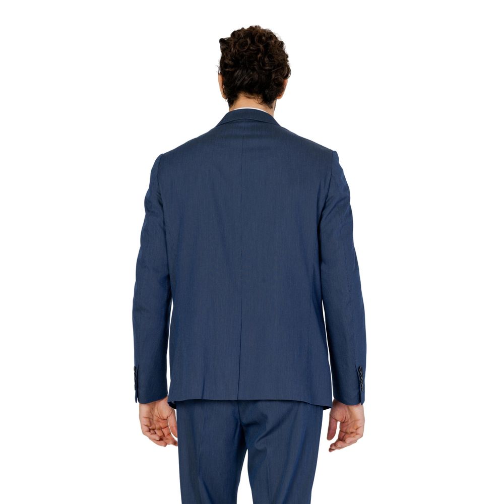 Antony Morato Blue Polyester Blazer