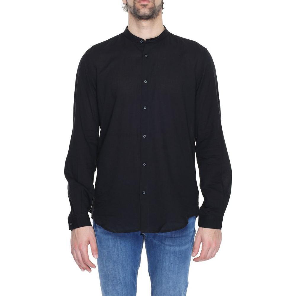 Antony Morato Black Cotton Shirt
