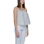 Vero Moda Beige Organic Cotton Tank Top VE-13395002507-IT44|L