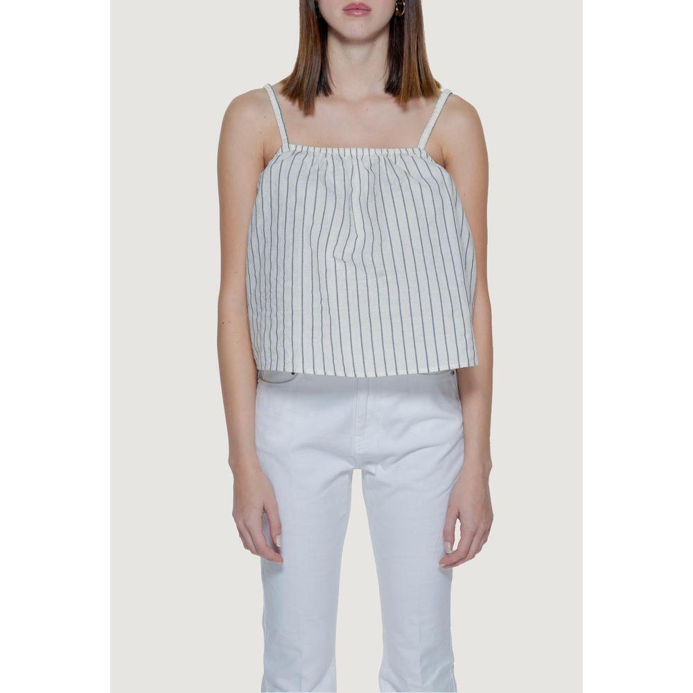Vero Moda Beige Organic Cotton Tank Top VE-13395002507-IT44|L