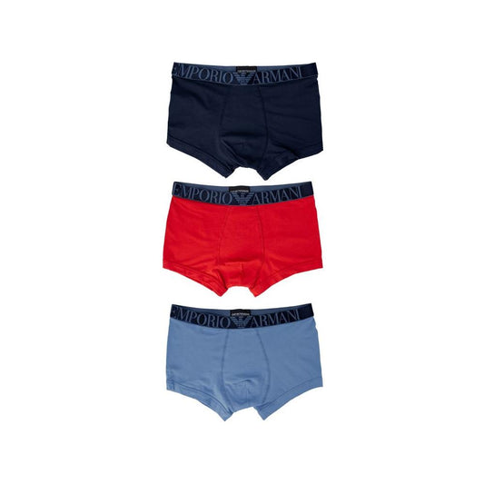 Emporio Armani Underwear Blue Cotton Underwear Emporio Armani Underwear Maroon