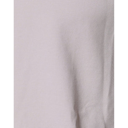 Dolce & Gabbana Beige Logo Cotton Blend Crew Neck T-shirt