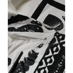 Dolce & Gabbana White Bandana Print Cotton Short Sleeves T-shirt