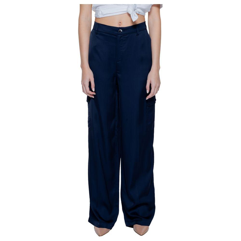 Street One Blue Viscose Pant