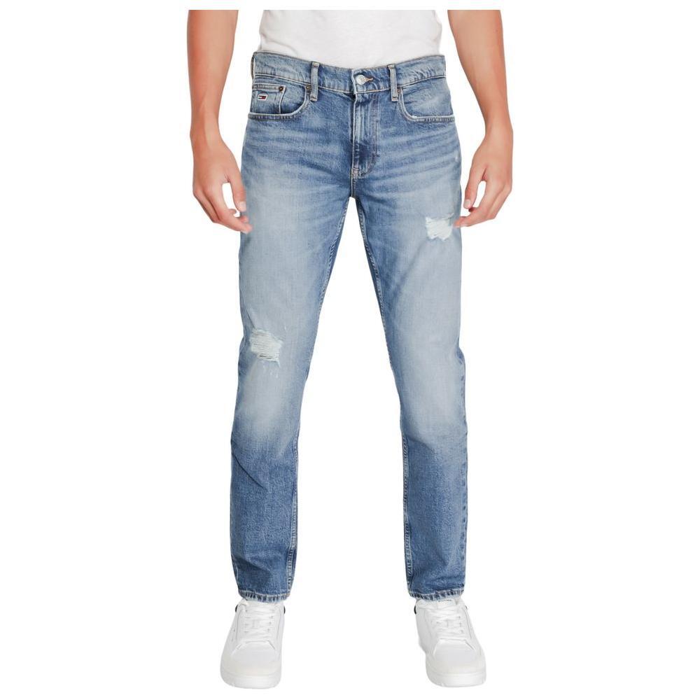 Tommy Hilfiger Jeans Blue Cotton Slim Fit Jeans