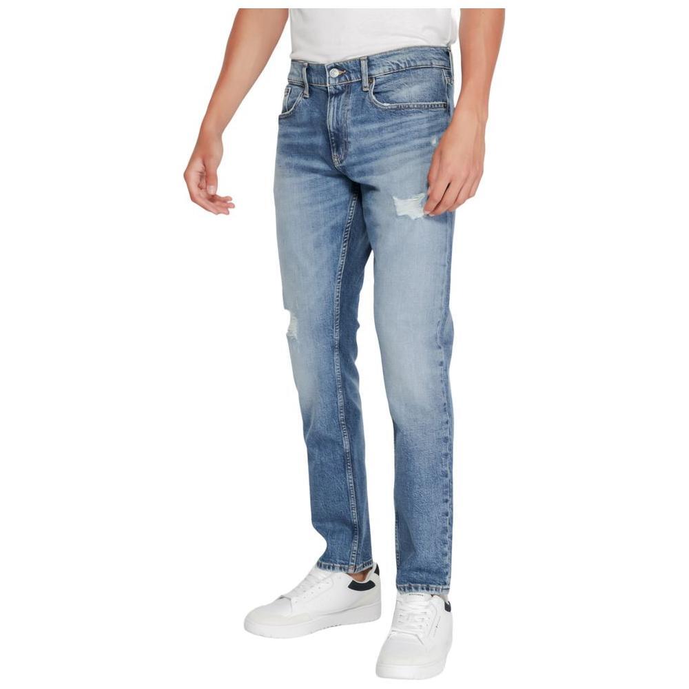 Tommy Hilfiger Jeans Blue Cotton Slim Fit Jeans