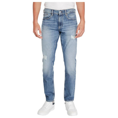 Tommy Hilfiger Jeans Blue Cotton Slim Fit Jean