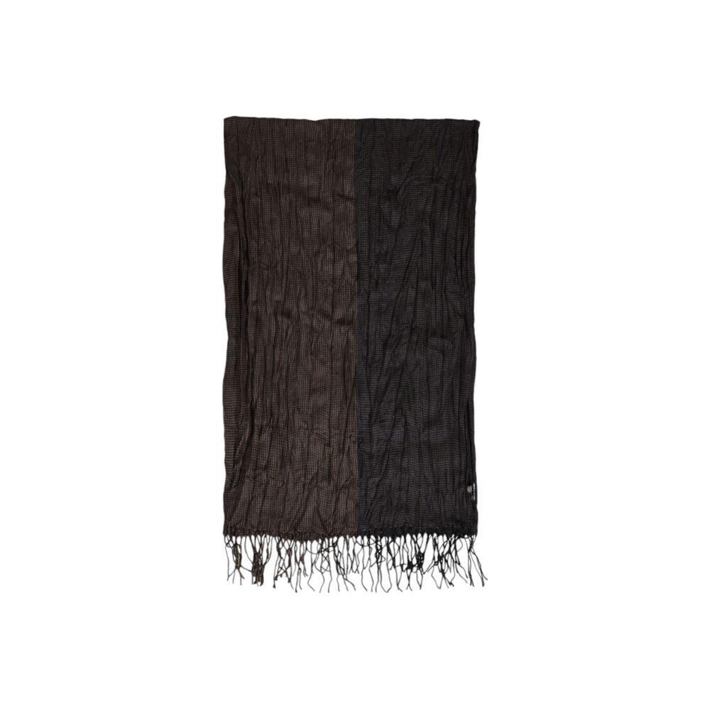 Antony Morato Brown Polyester Scarf AN-14637500140-ONE SIZE