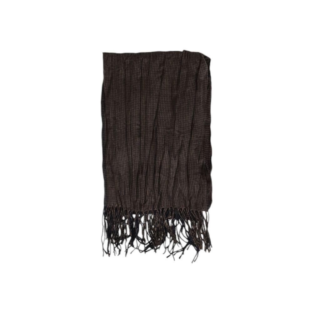Antony Morato Brown Polyester Scarf AN-14637500140-ONE SIZE