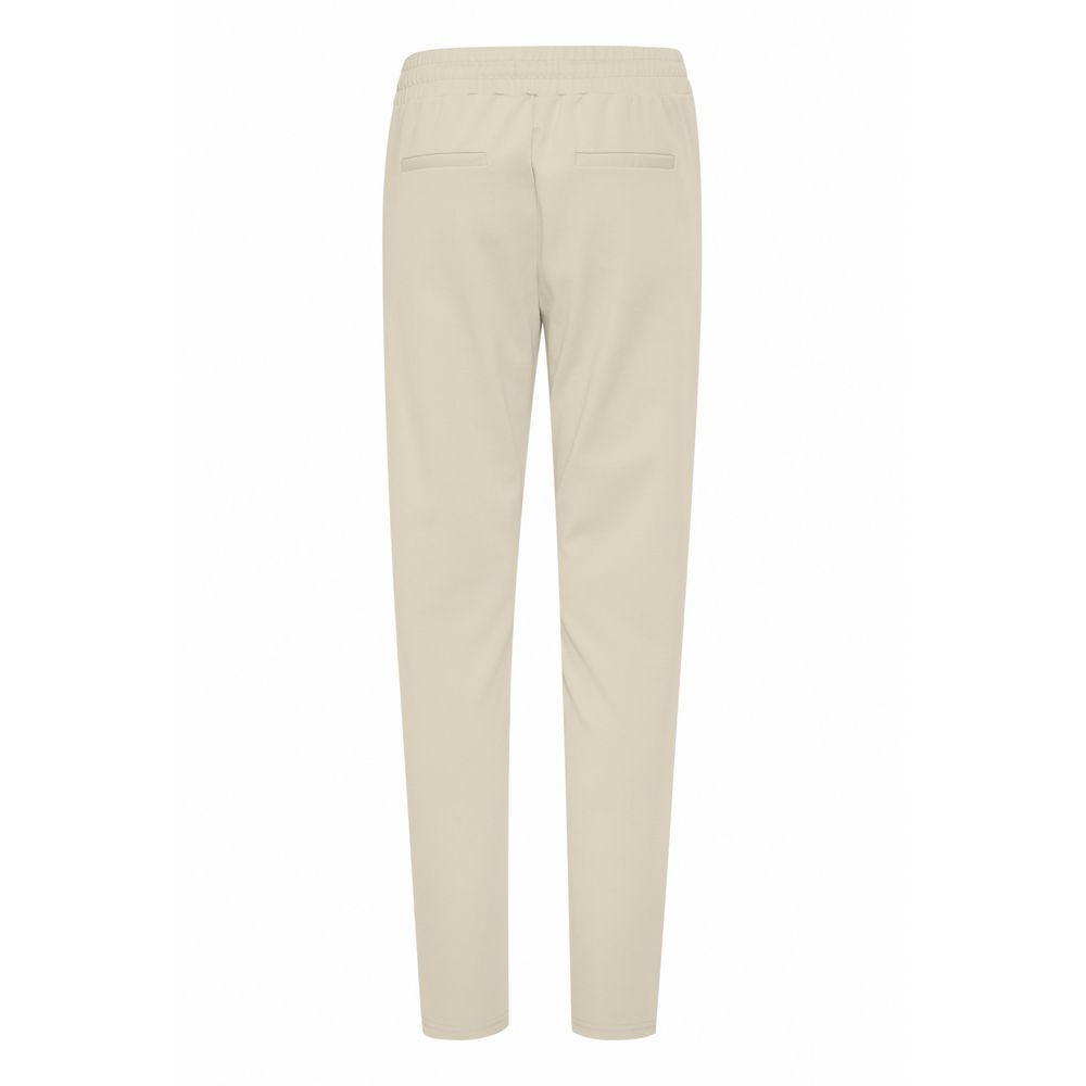 ICHI Beige Polyester Pants