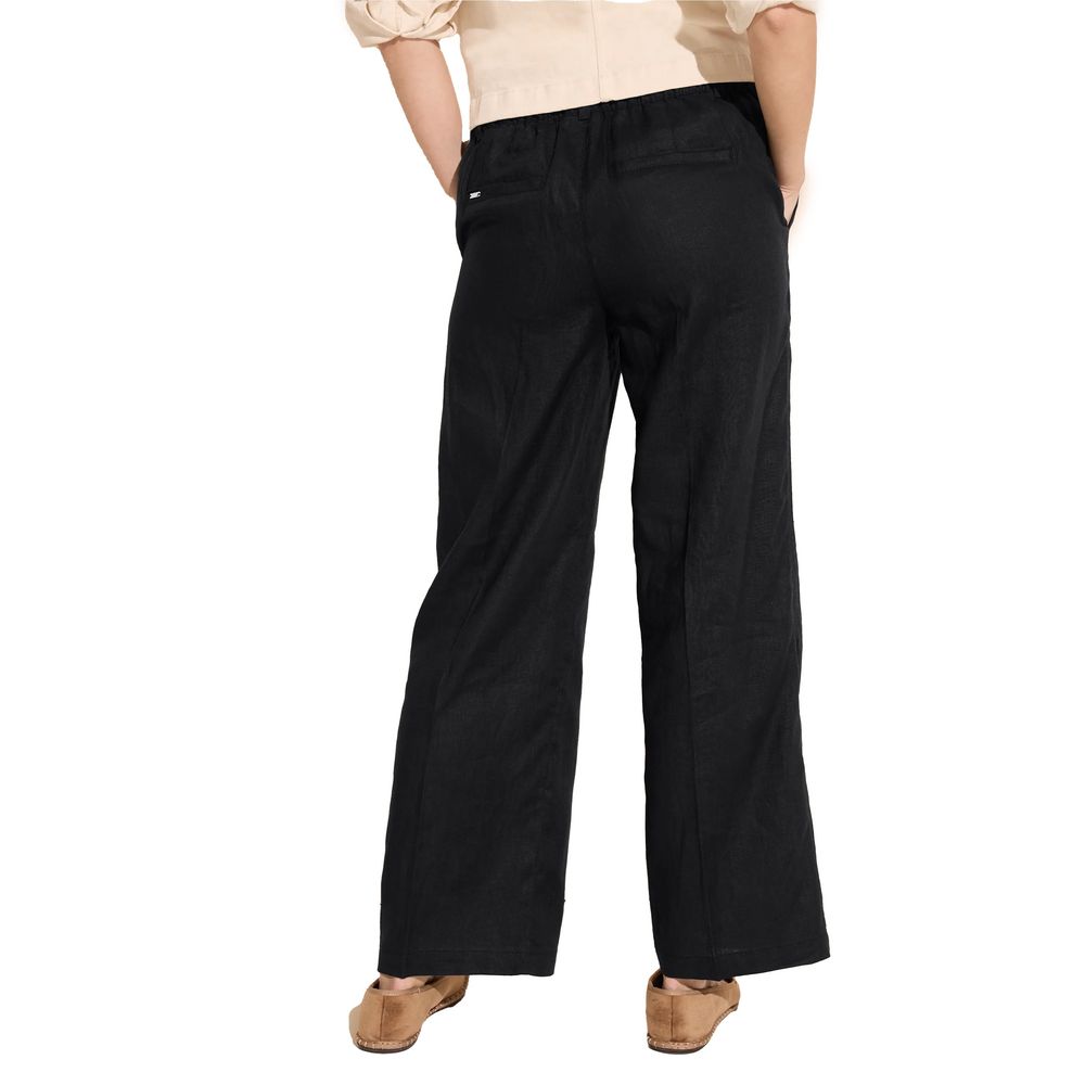 Street One Black Linen Pant