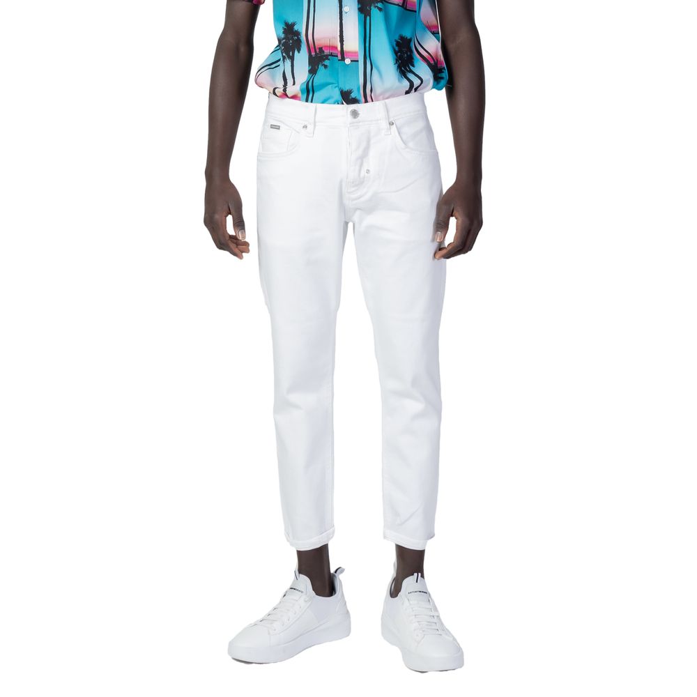 Antony Morato White Cotton Skinny Jeans