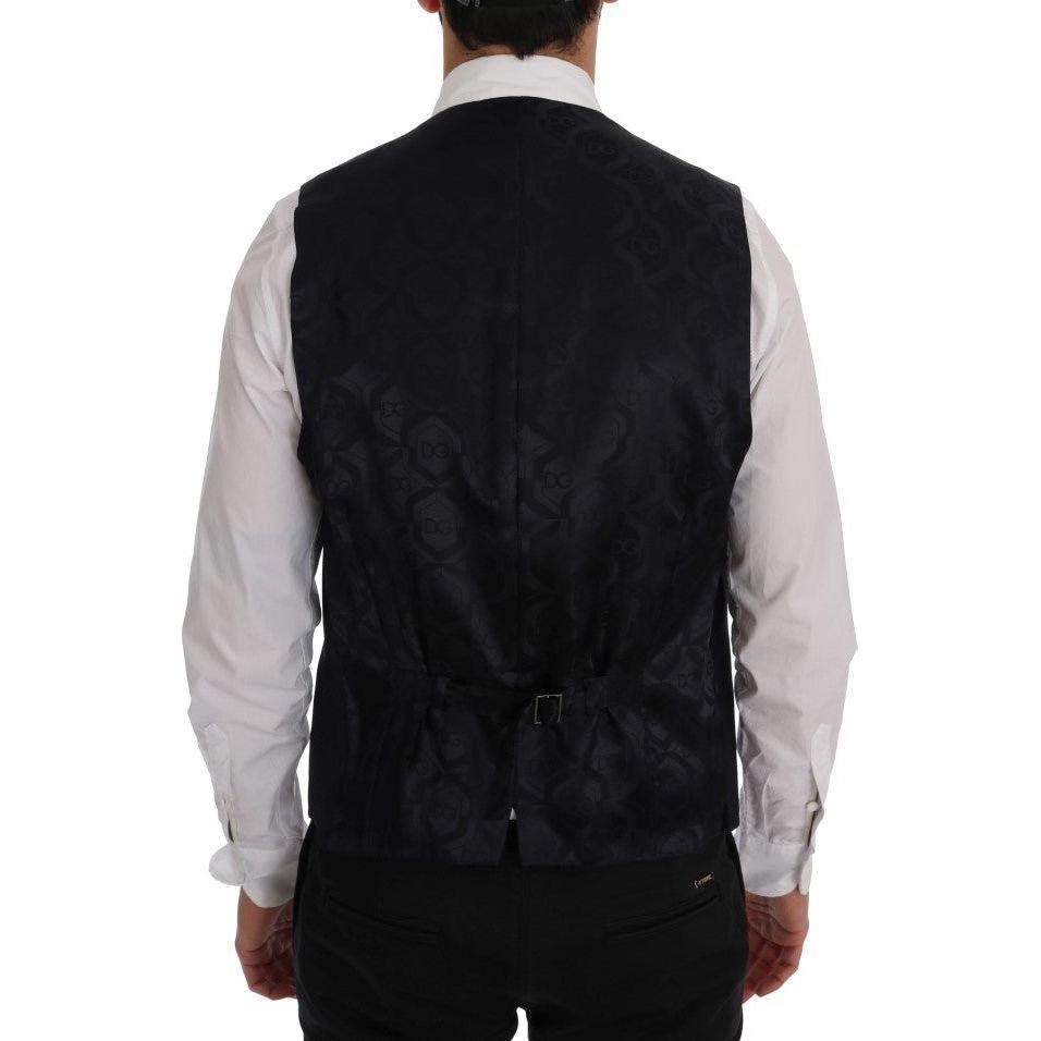 سترة من مزيج الصوف المخطط الأنيق من دولتشي آند غابانا