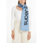 Calvin Klein Jeans Blue Organic Cotton Scarf CA-13338300132-ONE SIZE