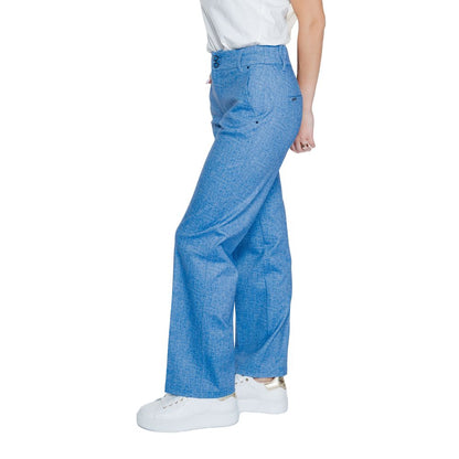 Street One Blue Polyester Pant