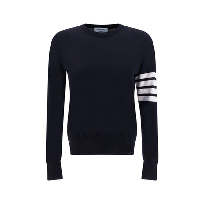 Thom Browne Gray Fleece Wool Sweatshirt