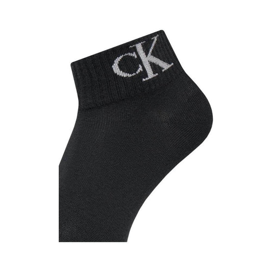 Calvin Klein Jeans Black Cotton Tights & Sock Calvin Klein Jeans Dark Slate Gray