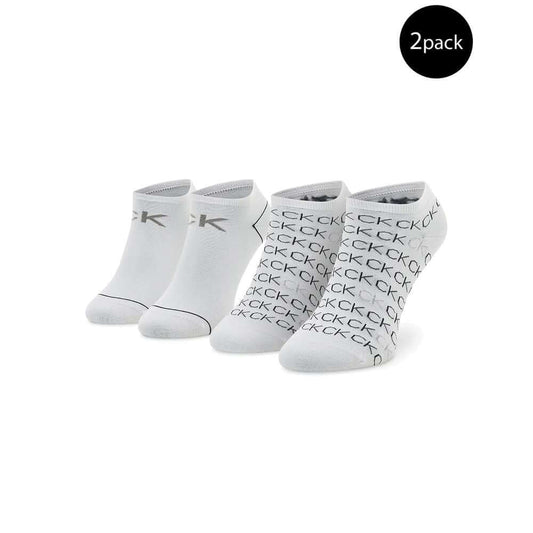 Calvin Klein White Cotton Tights & Sock Calvin Klein Light Gray