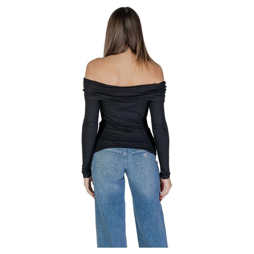 Jacqueline De Yong Black Viscose Shirt