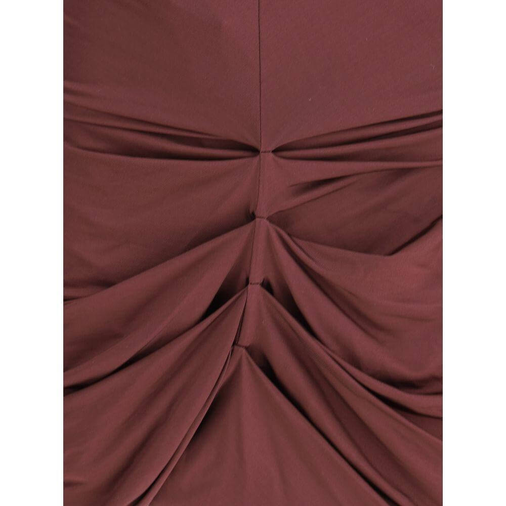 Magda Butrym draped mini dress MA-153425BORDEAUX-IT38 | S