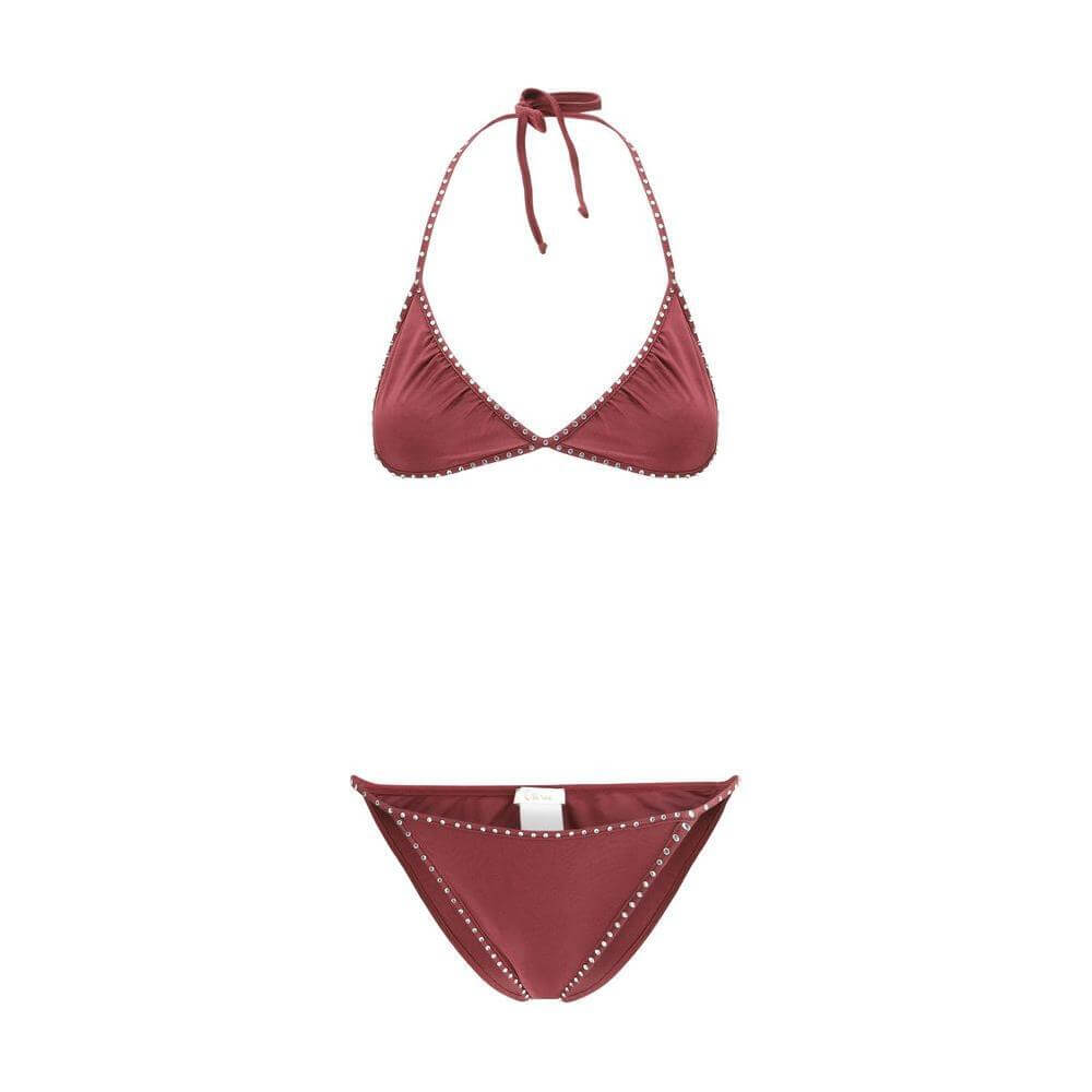 Oséree Crystal Swimsuit OS-GBS250MERLOT-M