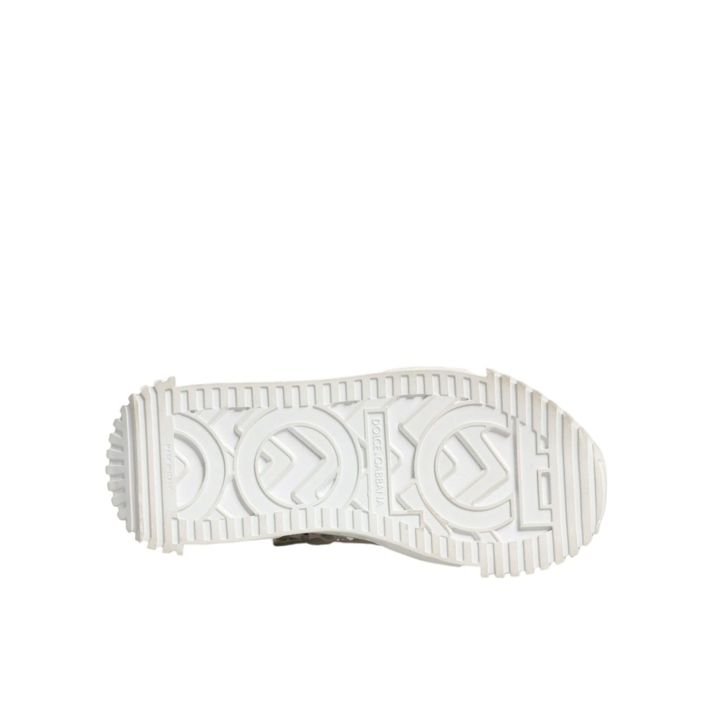 Dolce & Gabbana White Mesh NS1 Low Top Sports Sneaker Shoes LA12205-35
