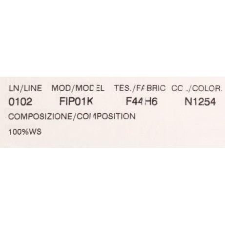 بنطلون كشمير رمادي أنيق بخصر مرتفع من دولتشي آند غابانا