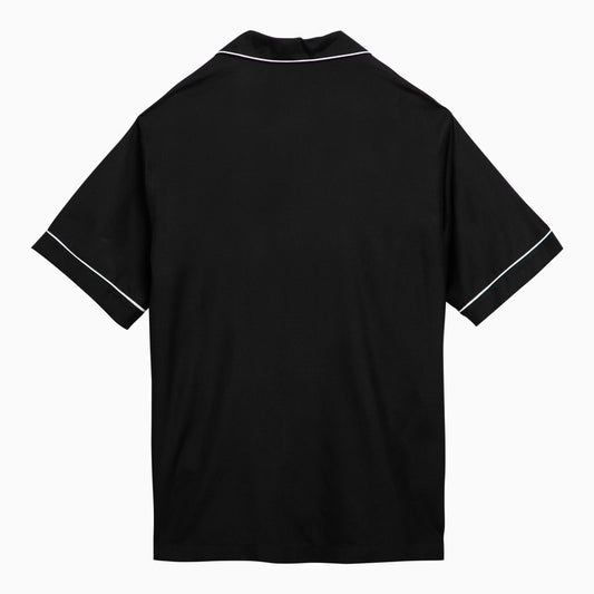 Valentino Black silk bowling shirt 4V0AAD068L0/O_VALE-0NO_202