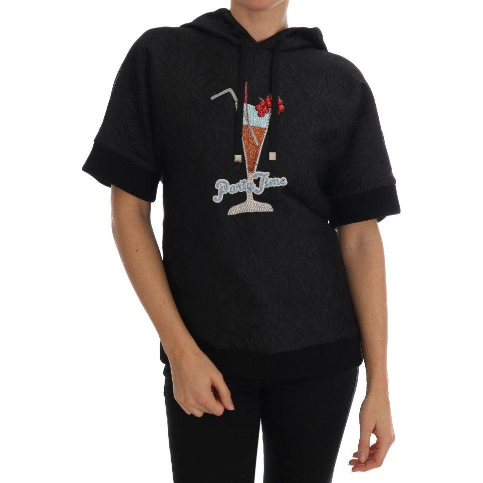 سترة Dolce &amp; Gabbana Enchanted Brocade Crystal ذات القلنسوة