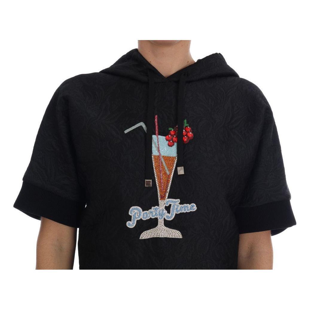 سترة Dolce &amp; Gabbana Enchanted Brocade Crystal ذات القلنسوة