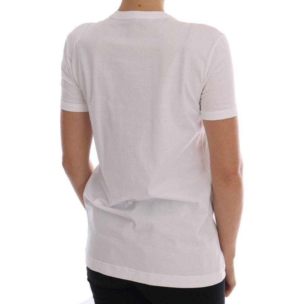 Dolce & Gabbana White Cotton Fairy Tale T-Shirt TSH1760-6