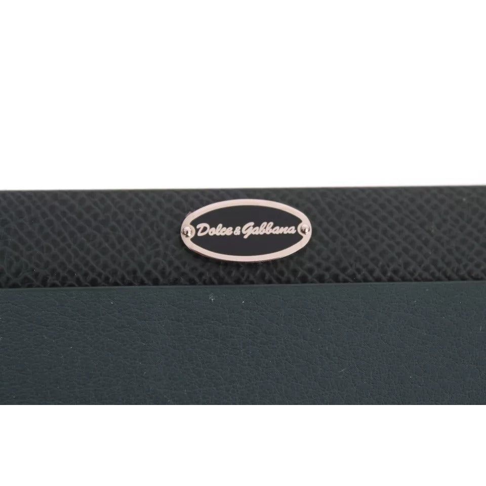 Dolce & Gabbana Green Leather Mouse Pad SIG32269