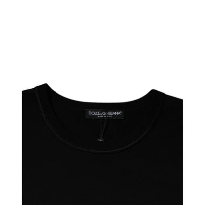 Dolce & Gabbana Maroon Cashmere Crew Neck Pullover Sweater