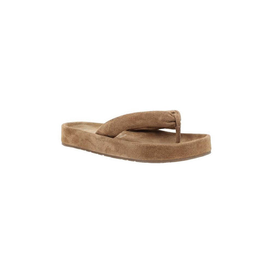 Pedro García Almu suede sandals with sleek flip-flop design and non-slip sole for comfort