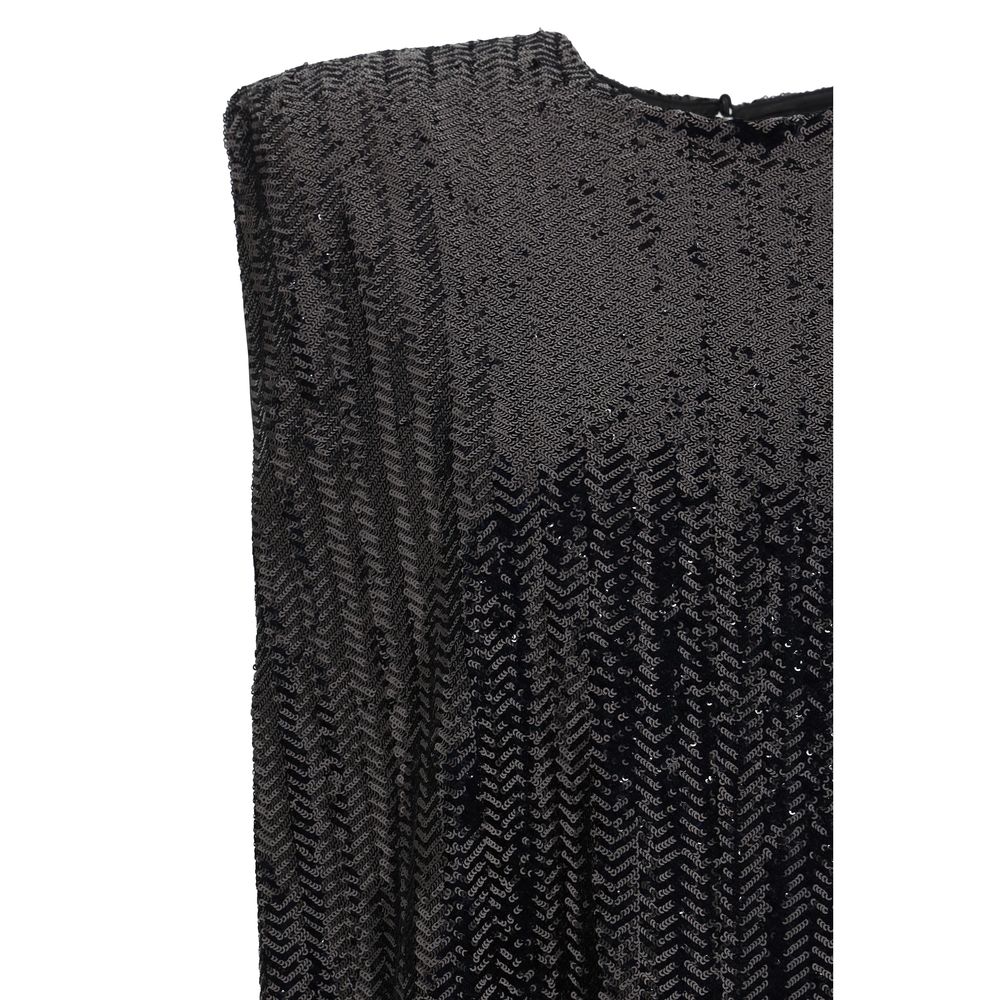 Golden Goose Black Polyester Cocktail Dress