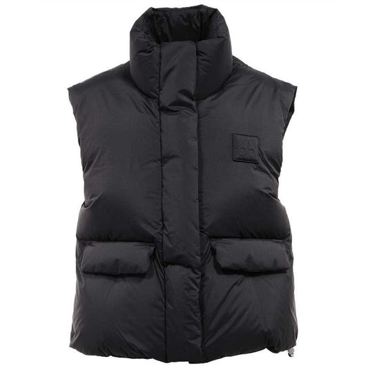 Moose Knuckles Black Nylon Vest MO-14451-XS