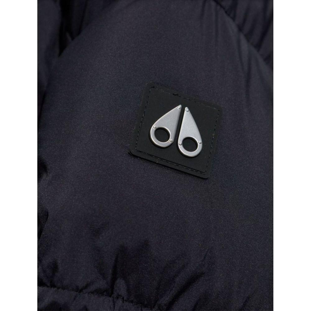 Moose Knuckles Black Nylon Jackets & Coat MO-14454-XS