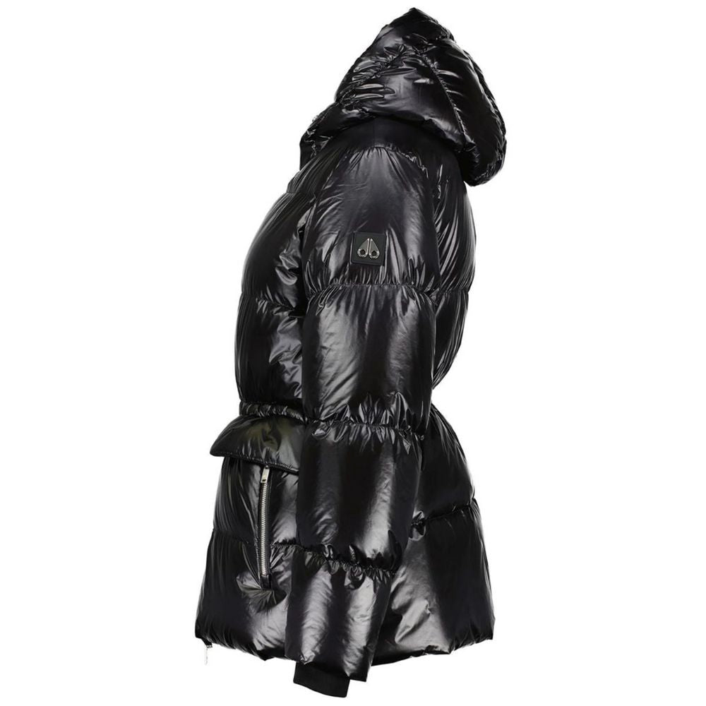 Moose Knuckles Black Nylon Jackets & Coat MO-14460-S